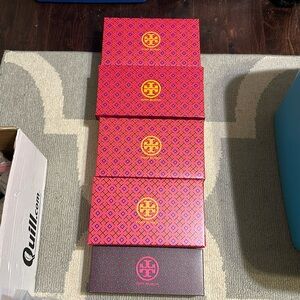 5 Tory Burch Boxes & Tissue paper from Miller Sandals